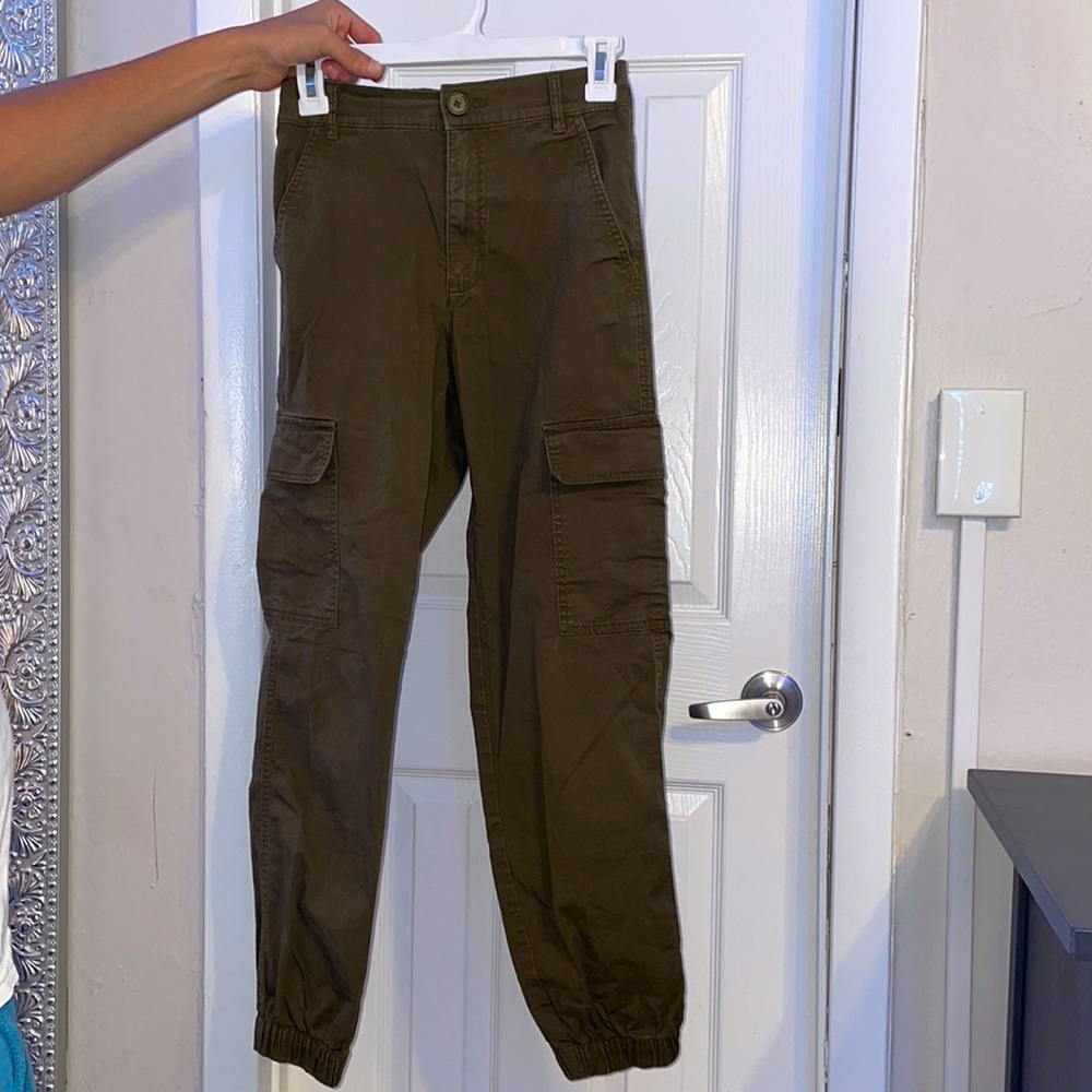Army green Cargo Pants
